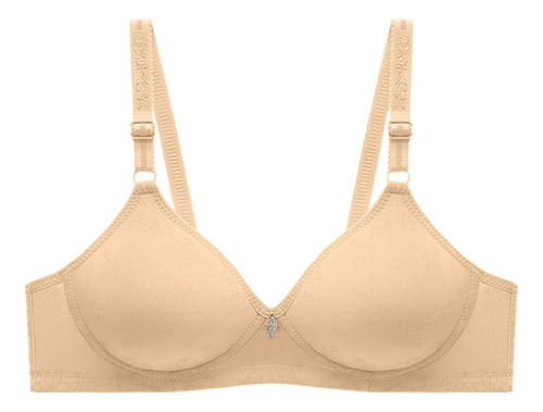 Talla Grande Sexy Para Mujer, Color Liso, No Acero, No Magné