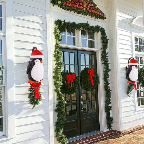 Imagen 5 de 7 de Todimart 2 Piezas Cubiertas De Luz De Porche De Navidad Al A