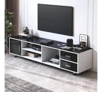 Comprar Moderno Con Cajón Centro De Entretenimiento Tv Minimalista Color Blanco