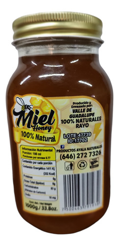 Miel Miel Rayo Natural Líquida 160 Ml Frasco 2 Unidades 1 Kg