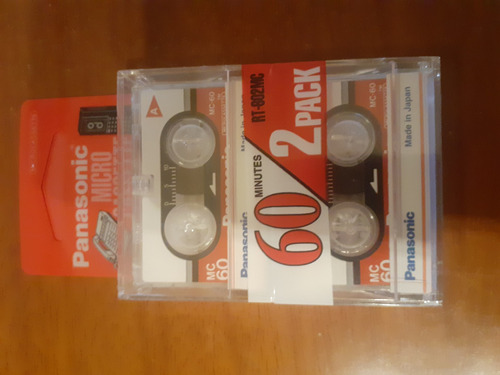 Micro Cassette Rt-802mc De 60 Minutos 2 Pack Panasonic  