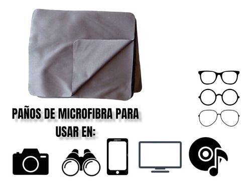 Paños De Microfibra Para Limpiar Lentes, Pantallas, Celulare