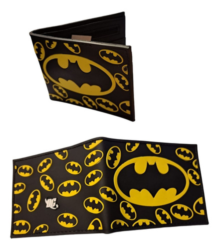 Billetera Batman - Logo Y Mini Logos - China 