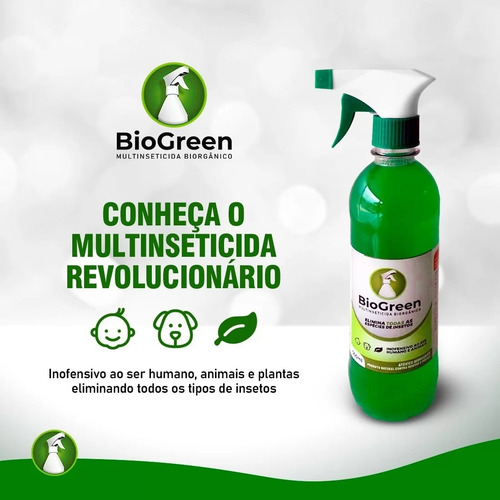 Biogreen Multinseticida Biorgânico 2 Litros