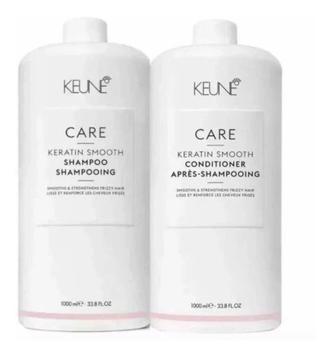 Kit Keune Care Keratin Smooth Shampoo E Condicionador 1l