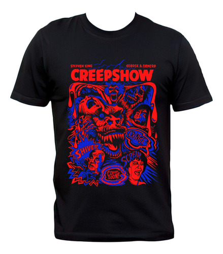 Remera Negra Creepshow Terror Stephen King George Romero