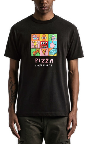 Remera Pizza Skateboards T-shirt Keith Hombre