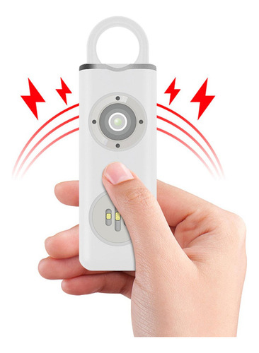 Alarma Personal Llavero Alarma Luz Recargable Alarma