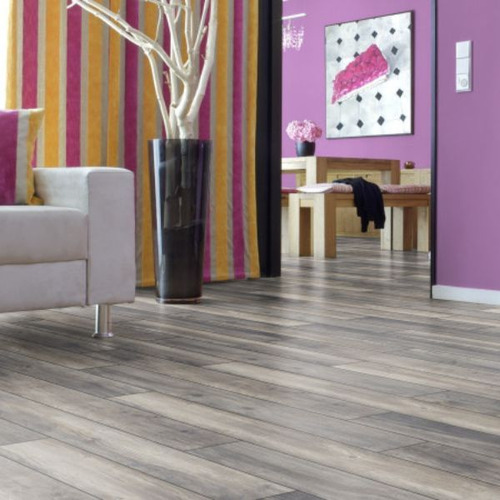 Pisos Flotantes Kronotex 8mm- Con Bisel- Caja 2,13m2 Roble Harbour Grey