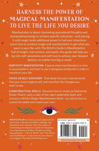 The Witch S Guide To Manifestation: Witchcraft For The, de Mystic Dylan. Editorial Rockridge Press en inglés