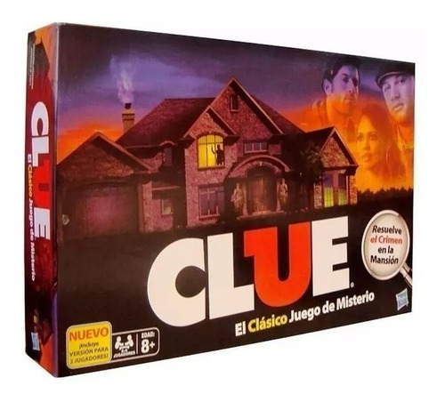 Juego De Mesa Hasbro Clue Juego Clásico De Misterio +8 Años