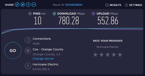 Imagem 1 de 1 de Qos Speedtest