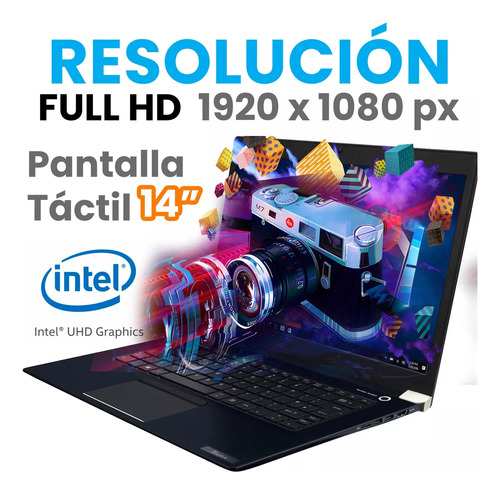 Laptop Toshiba Táctil Fhd Core I5 10th 16gb Ram 240gb Ssd (Reacondicionado)