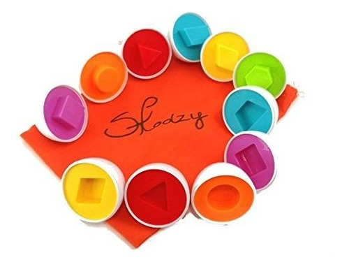 Imagen 5 de 6 de Skoolzy Egg Toy - Huevos A Juego De Formas Stem Juguetes Par