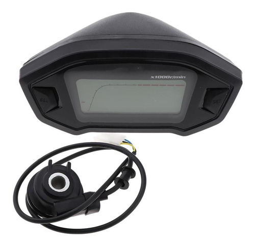 Medidor De Velocímetro De Motocicleta Lcd Con Retroiluminaci