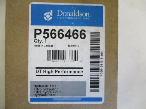 New Donaldson P566466 Hydraulic Filter Element Dt High   Ggx