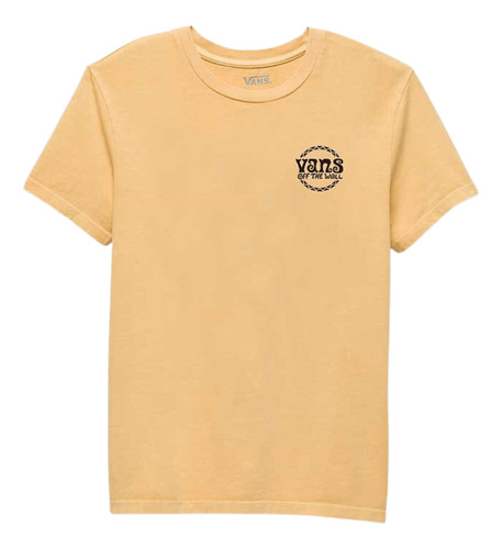 Remera Vans Mujer Tribe Trip Manga Corta Beige