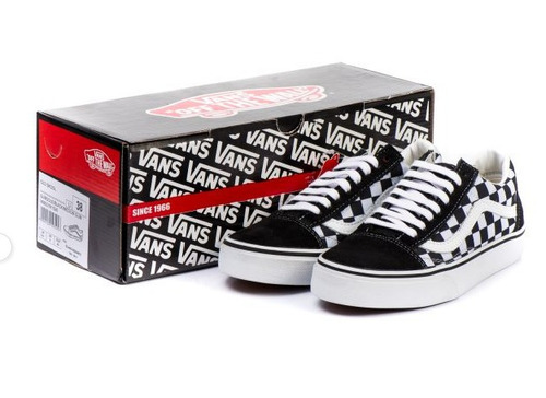 Tênis Vans Old Skool Quadriculado Mega Confoto | Mercado Livre