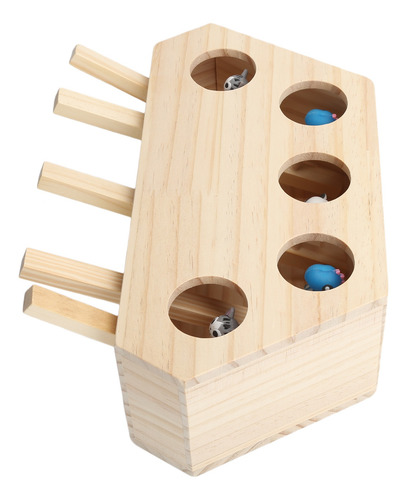 Juguete Para Hámster Pet Hit, De Madera Y Silicona, Interact