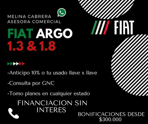 Fiat Argo 0km 2021 Plan Uber Cabify Beat Didi Sin Interés C*
