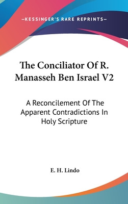 Libro The Conciliator Of R. Manasseh Ben Israel V2: A Rec...