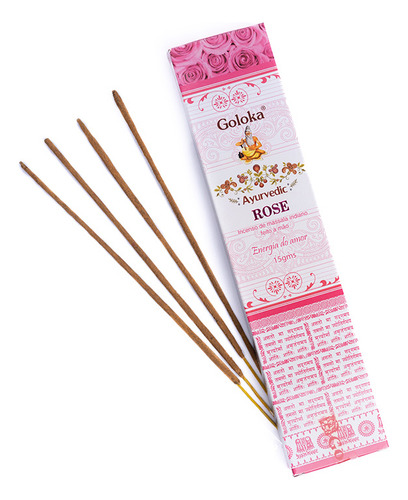 Incenso Indiano Goloka Rose 15g