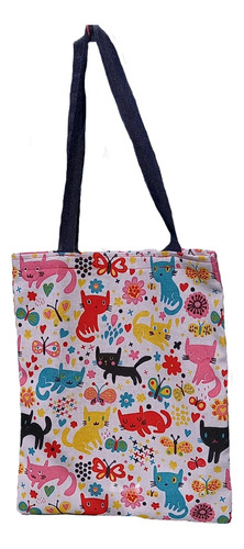 Bolsa Ecologica Tela Lona Tote Bag 42x35 Diseños