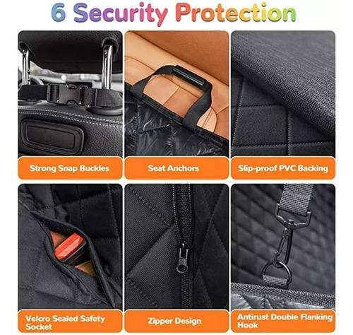 Funda Impermeable Cubre Asiento Mascota Auto Perro Gato