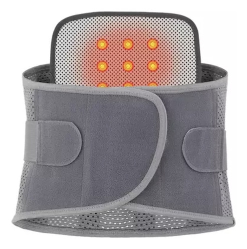 Cinturón De Soporte Lumbar Con Almohadillas Autocalentantes