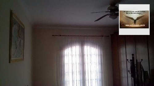 Imagem 12 de 15 de Sobrado Com 03 Dormitórios ( 1 Suite ) 02 Vagas , Churrasqueira Residencial À Venda, Jardim Santo Alberto, Santo André. - So0080