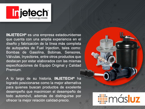 1) Inyector Combustible Corvette V8 5.7l 90/92 Injetech