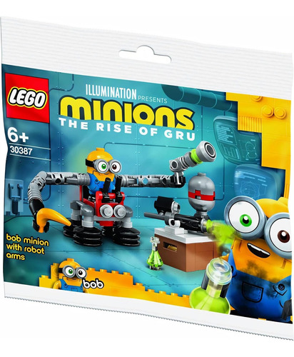 Lego Minions Bob Minion Con Robot Arms Building Kit 30387