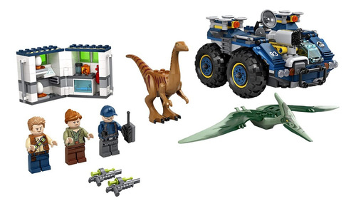 Set de construcción Lego Jurassic World Gallimimus and Pteranodon breakout 391 piezas  en  caja