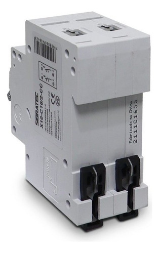 Disjuntor Din Bipolar Cc Sistema Fotovoltaico 800vcc 16a
