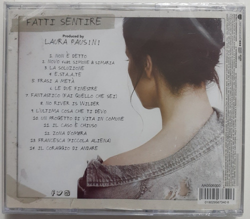 Cd - Laura Pausini - ( Fatti Sentire ) - 2018