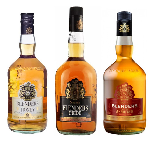 Combo X6 Whisky Blenders Pride + Honey + Americano 750ml