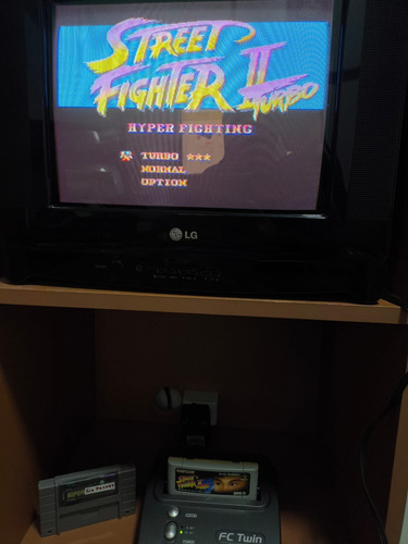 Console Game Fc Twin Compativel Snes 16 Bit /nes 8 Bit Preto (Usado)