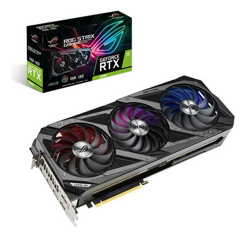 Tarjeta De Video Asus Rog Strix Geforce Rtx3090-o24g