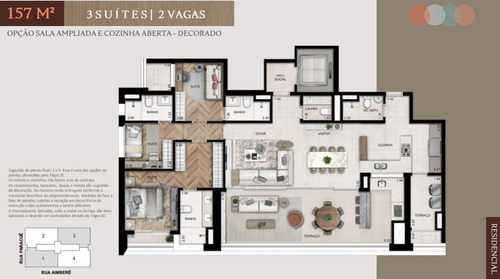 Imagem 3 de 14 de Apartamentos De 157m², 3 E 4 Dorms,2 Ou 3 Suítes E 2 Vagas.