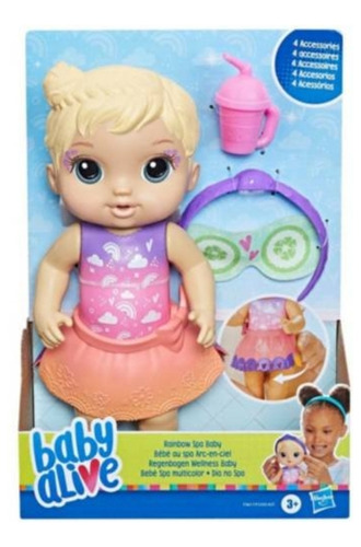 Muñeca Baby Alive Original Bebe Spa Multicolor 4 Accesorios