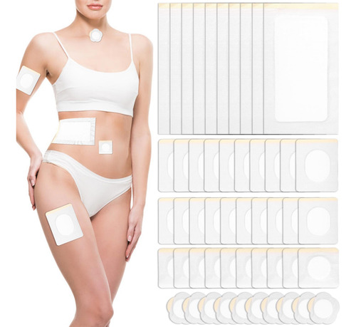 50 Uds Parches De Aceite De Ricino Set, Compresas