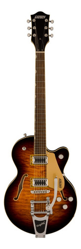 Guitarra elétrica Gretsch G5655t-Qm Sweet Tea Sunburst com orientação à direita