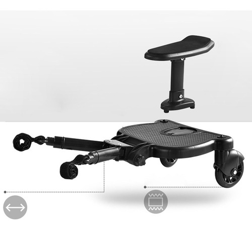 Placa De Carrinho De Bebê, Placa Planadora, Pedal Auxiliar