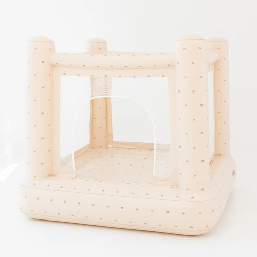 Mini Castillo Inflable De Arcoíris De Pvc De Alta Calidad