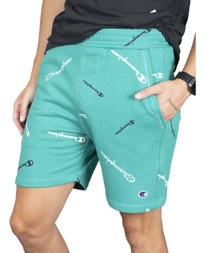 Short Champion Muti Hombre Moda Verde