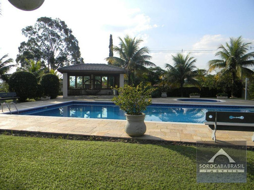Imagem 21 de 30 de Chácara Com 6 Dormitórios À Venda, 10000 M² Por R$ 3.400.000,00 - Cond. Lagos De Shanadu - Indaiatuba/sp - Ch0005