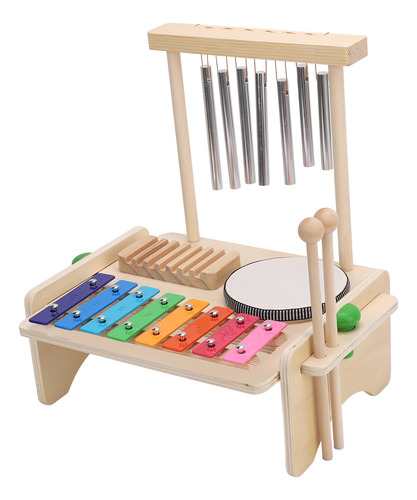 Juego De Campanillas Para Niños, Tambores, Xilófonos, Campan