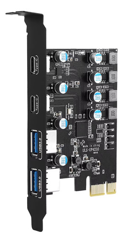 Tarjeta Pci Express Pci-e A 2 Puertos Usb 3.0 Y 2 X Tipo C