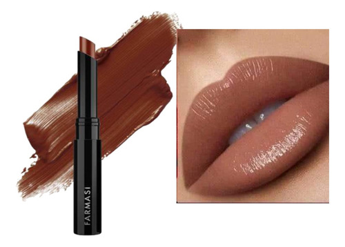 Lapiz Labial Hidratante Con Color Vitamina E Vegano Farmasi Color 05 Cool Brown