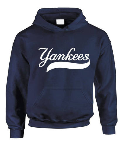 Sudadera Hoodie New York Yankees Marino Precio Especial!!